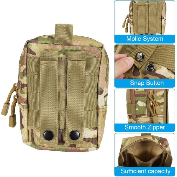 Підсумок Mini-IFAK МУЛЬТИКАМ міні (11x15x6) на MOLLE, Нейлон 600D, з термоізоляцією EPE